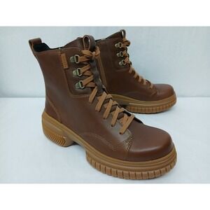 Sorel Women's Ona Ave Boot Lace Waterproof NL5141-243 Velvet Tan Gum 2 Sz 10‎